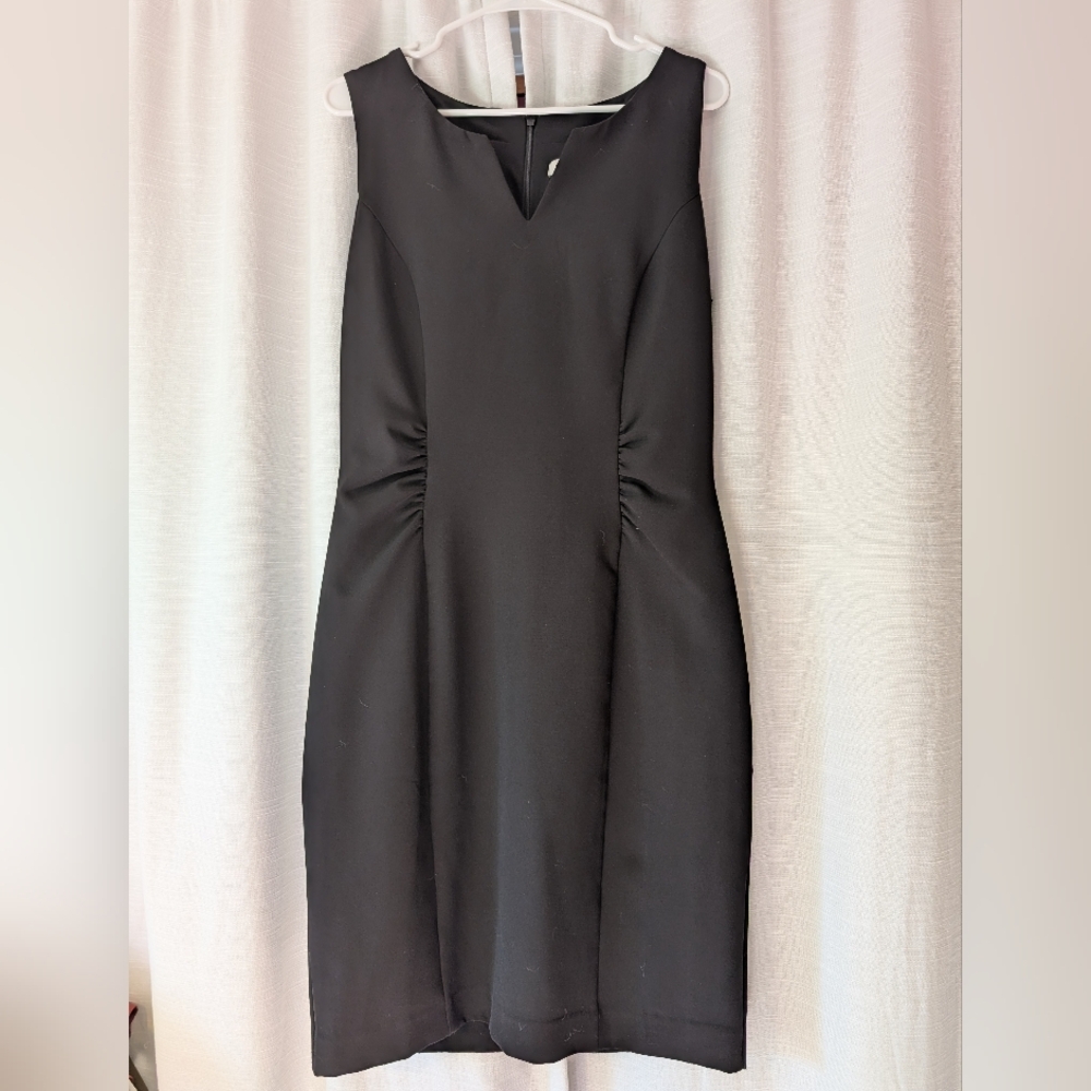 White House Black Market Black Midi Dress